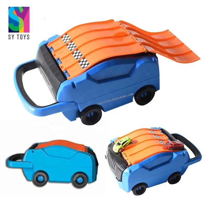 SY 2023 new product storage track set toy race track toy car hot wheel car race track toys for boys children