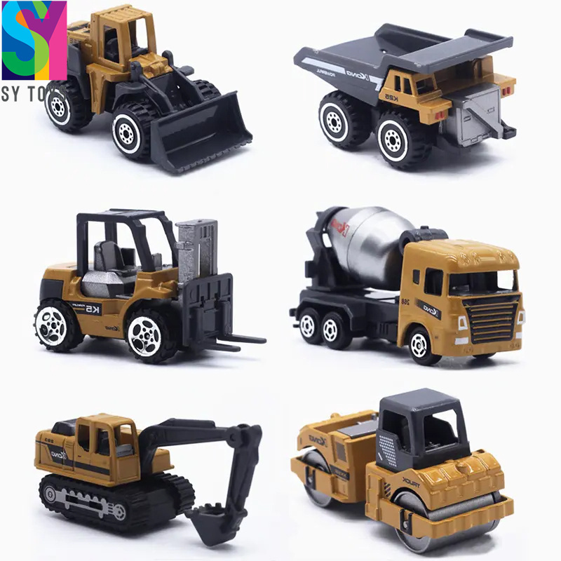 SY Hotweels Metal Alloy Diecast Cars Toys Mini Pull Back Diecast Toys Vehicle Set 1/64 Educational Diecast Toys Car For Kids