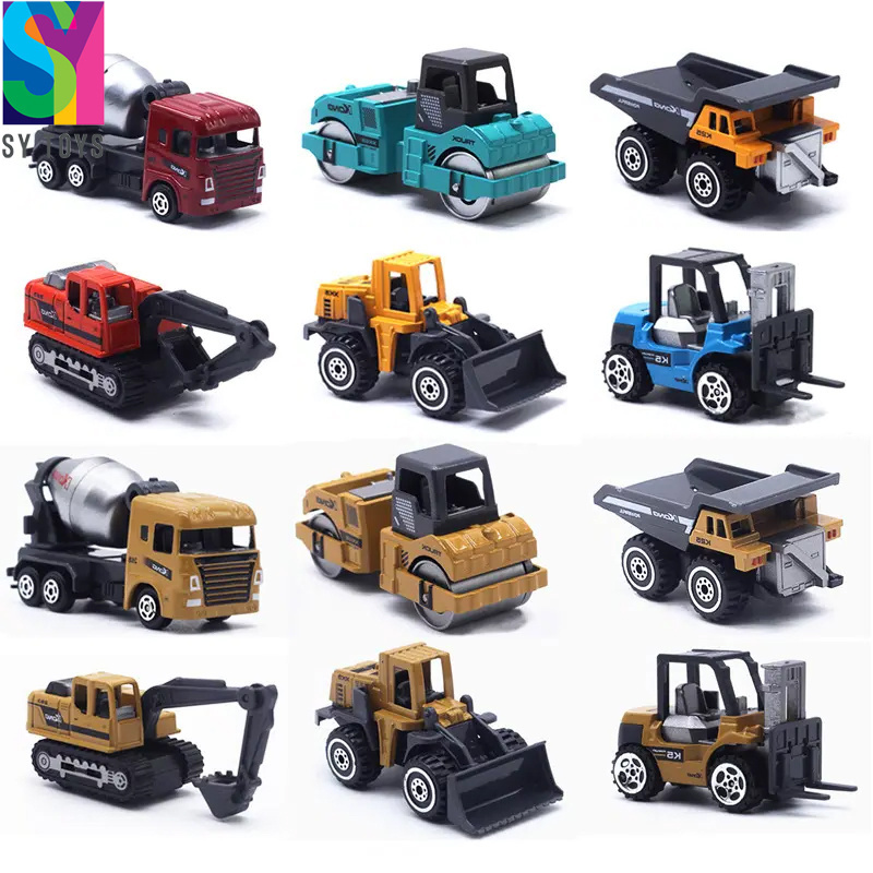 SY Hotweels Metal Alloy Diecast Cars Toys Mini Pull Back Diecast Toys Vehicle Set 1/64 Educational Diecast Toys Car For Kids