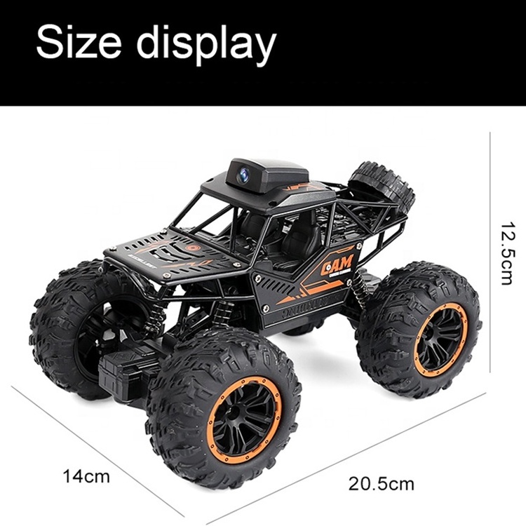 SY juguetes control remoto 1:18 Scale 2.4G Wifi Camera Radio Control Off Road Truck R/C Die-cast Climbing Remote Control Car Toy