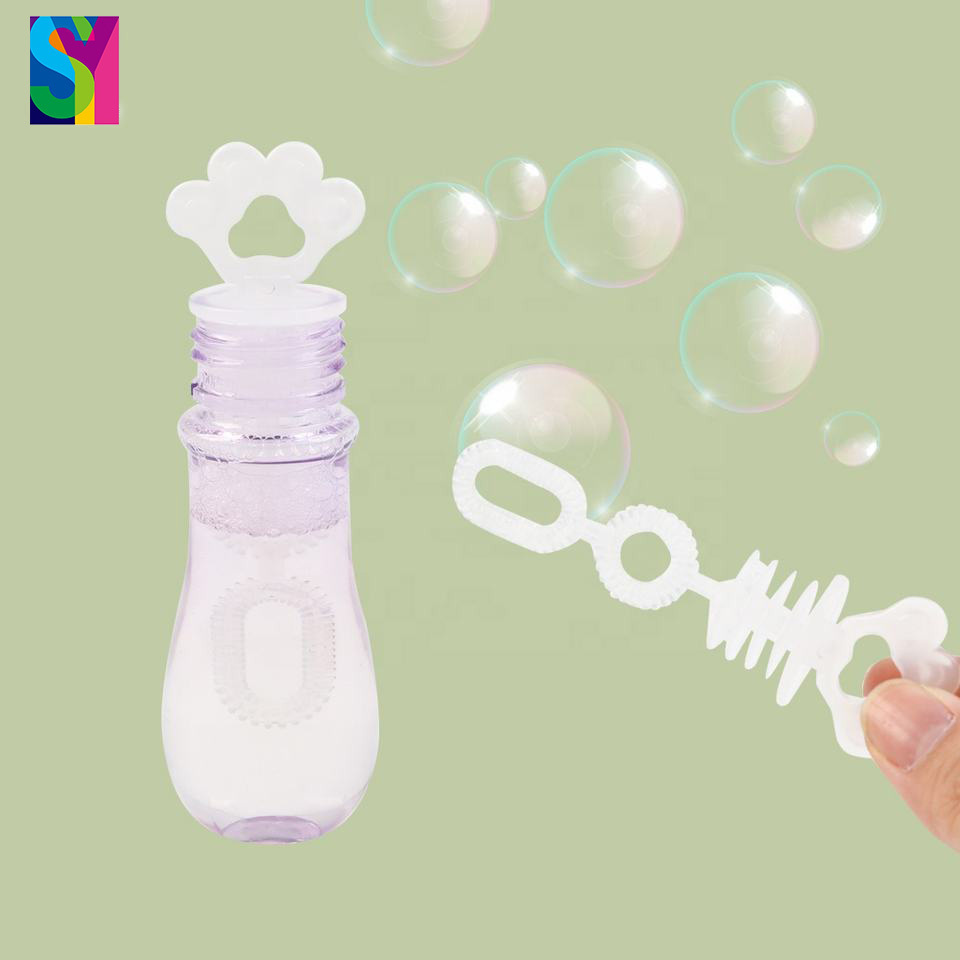 SY Plastic Stick Soap Water Pipes Bead Expression Change Outdoor Magic Wand Bubble Blower Toys