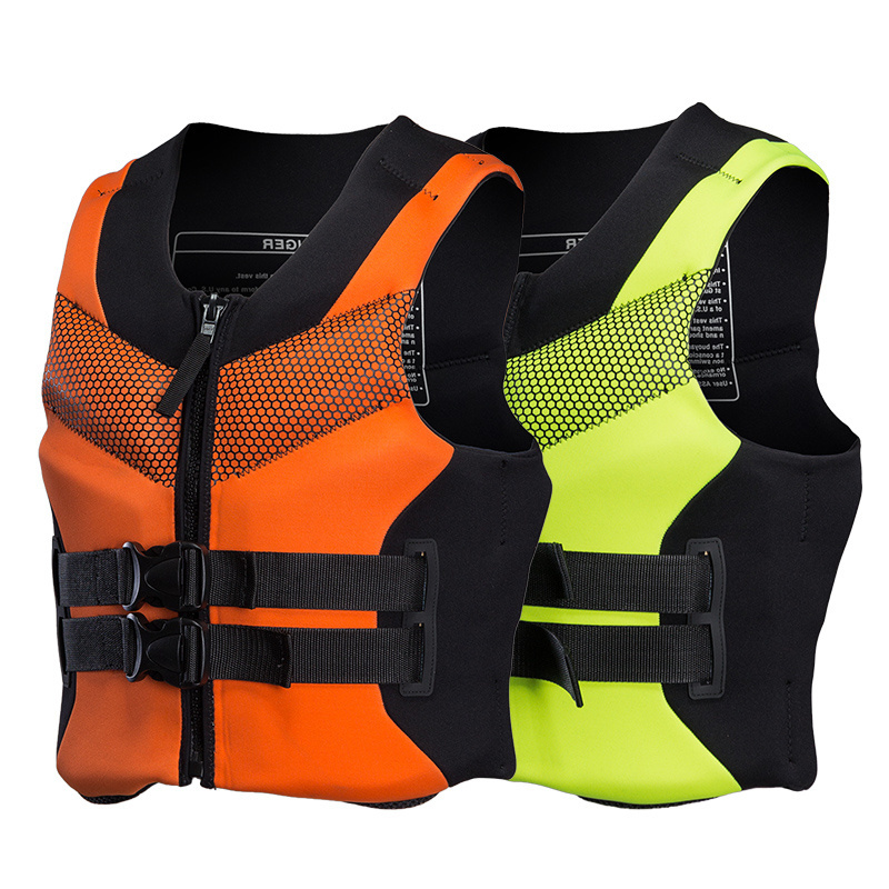 Sbart Adult Life Jacket Boat Buoyancy Vest Portable Neoprene Lifejacket Swimming Vest EPE Foam Neoprene Life Vest