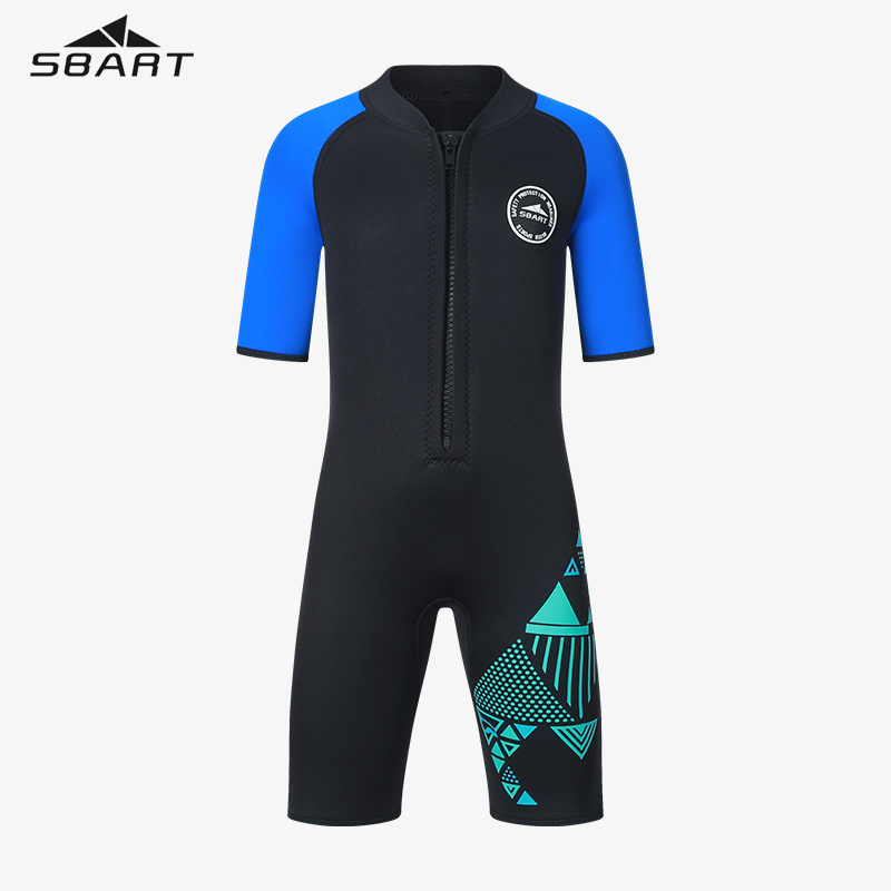 Custom 2mm Neoprene Kids Swimming Wetsuit Surfing and Water Sports Protective Scuba Diving Suit Keeps Body Warm