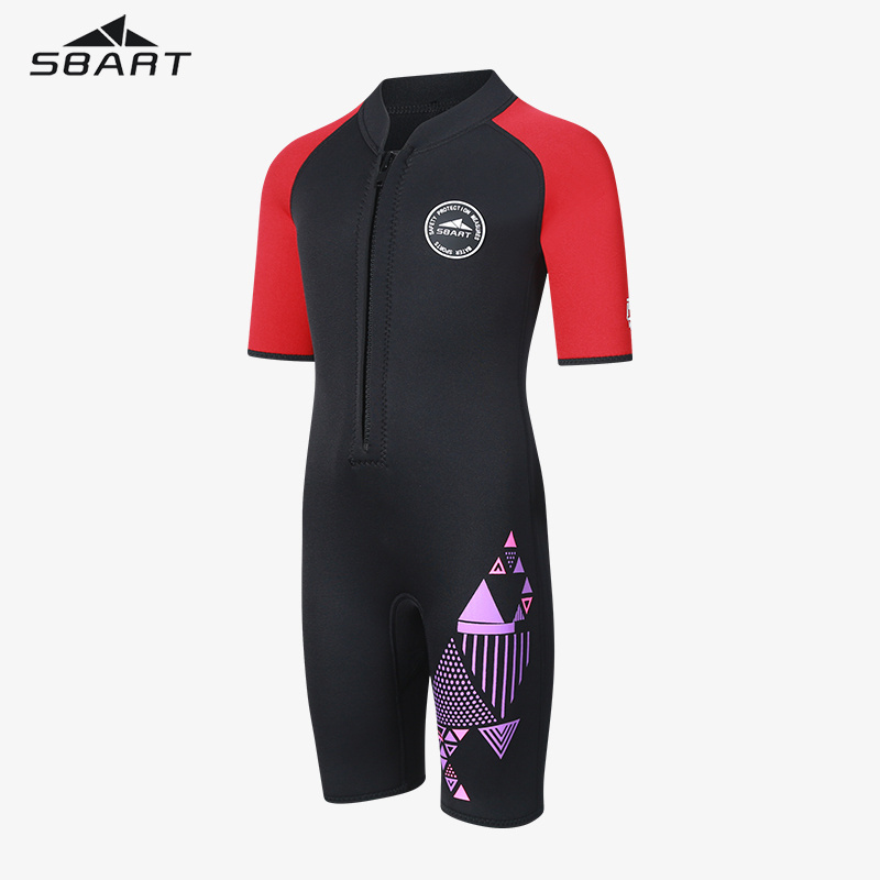 Custom 2mm Neoprene Kids Swimming Wetsuit Surfing and Water Sports Protective Scuba Diving Suit Keeps Body Warm