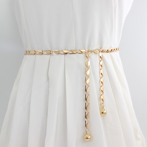 New Trendy Vintage Fashion Girls Round Chain Belt Women Retro Metal Sexy Waist Chains Belt