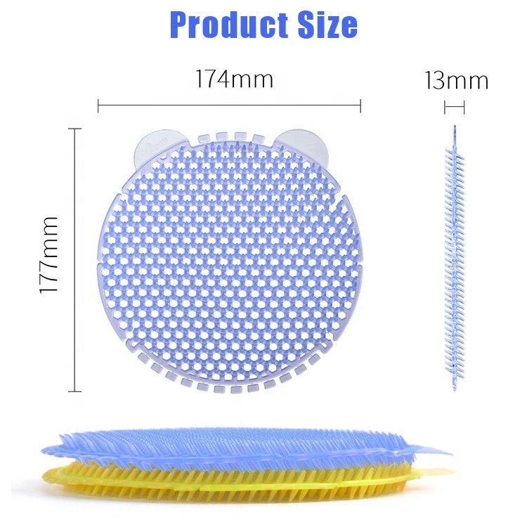 AOLQ direct factory hot sale bathroom urinal screen mat deoderizer accept custom printed  toilet EVA material Mat