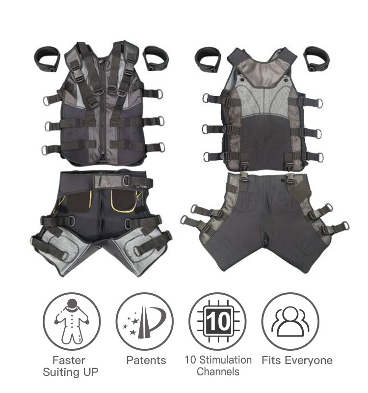 New Design  ems training suit ems workout machine full body ems suit