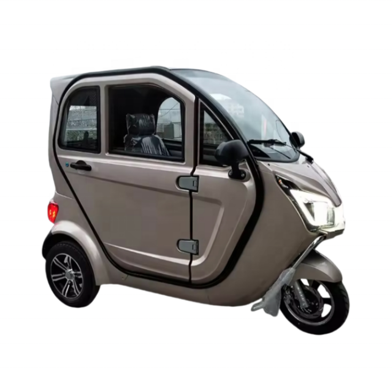 2024 Best Safety 3-Wheel Electric Cabin Scooter Fully Enclosed, Adult Passenger Seat Tricycle