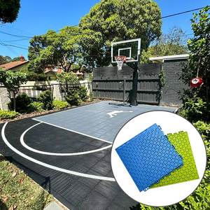 Outdoor Multi-Sport Court Flooring Sports Floor Plastic Tiles Artificial Grass for Basketball Tennis