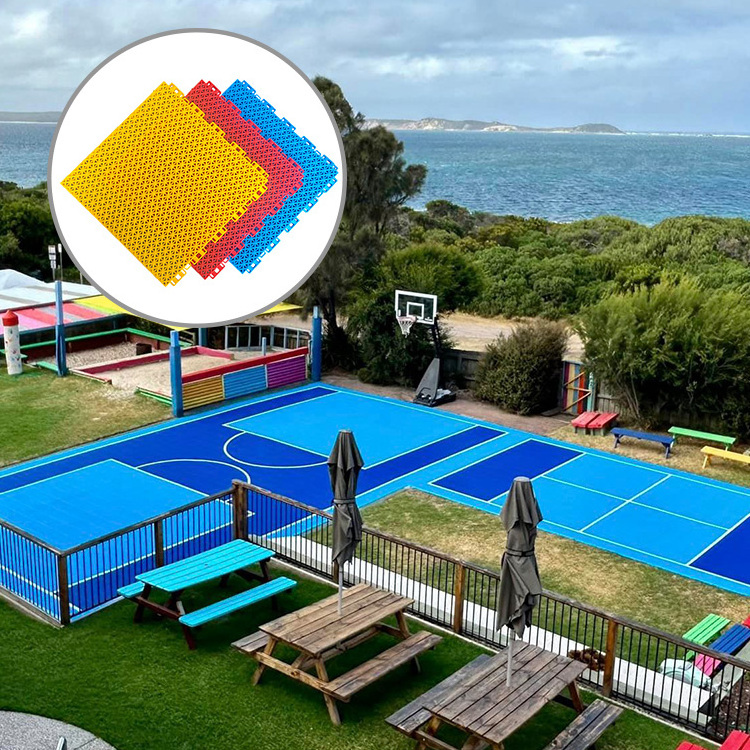 2024 Factory Direct High Quality Interlocking Sports Floor Backyard 3x3 basketball court tile