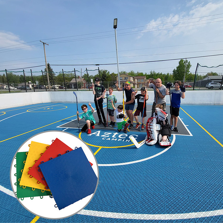 Pp Outdoor Roller Skating Sports Court Tile Roller Hockey Flooring