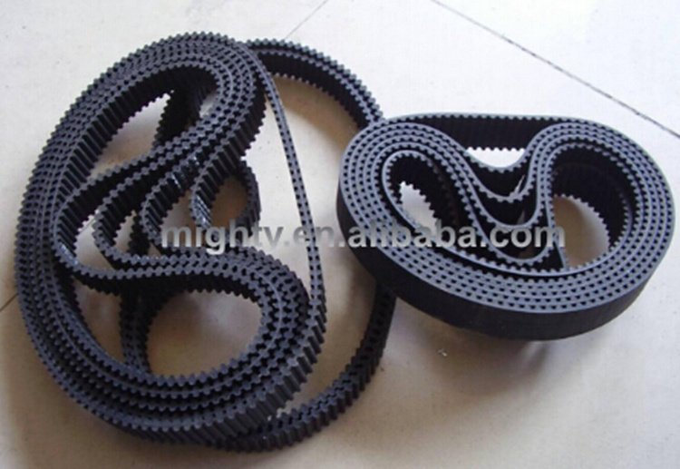 Custom Industrial Power Transmission Belt Drive Flat Rubber PU Timing Belt