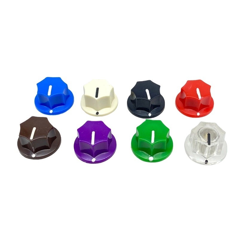 volume control knob d shaft aluminum potentiometer knob 6mm