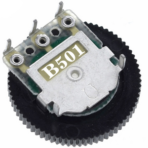 16mm 500 ohms b503 b501 thumbwheel potentiometer with switch