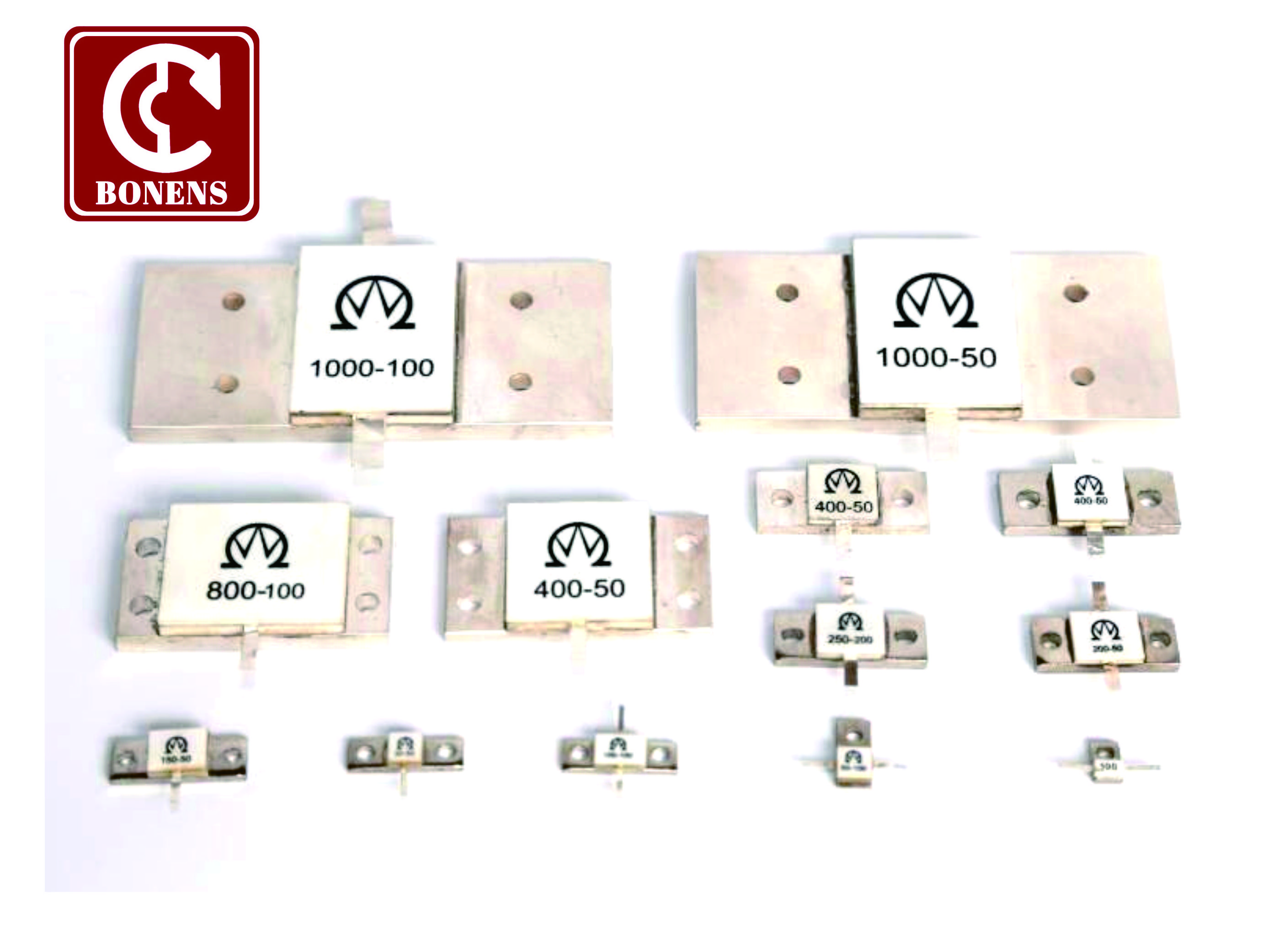 RFG RFR RFT  5W 10W 20W 50W 10W 150W 250W 400W 800W  1000W 50R 100R 50 ohm  100 ohm Power RF TERMINATION RESISTOR