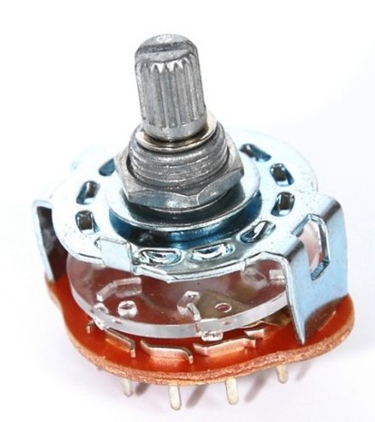 RS25 rotary switch 1/2/3/4 pole 2/3/4/5/6/7/8/9/10/11/12 position band switch