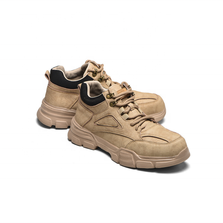 Work Wide Fit Boots EVA sole Lightweight Work labor protection Stab-resistant Spark-proof Fly Microfiber Construction Shoes