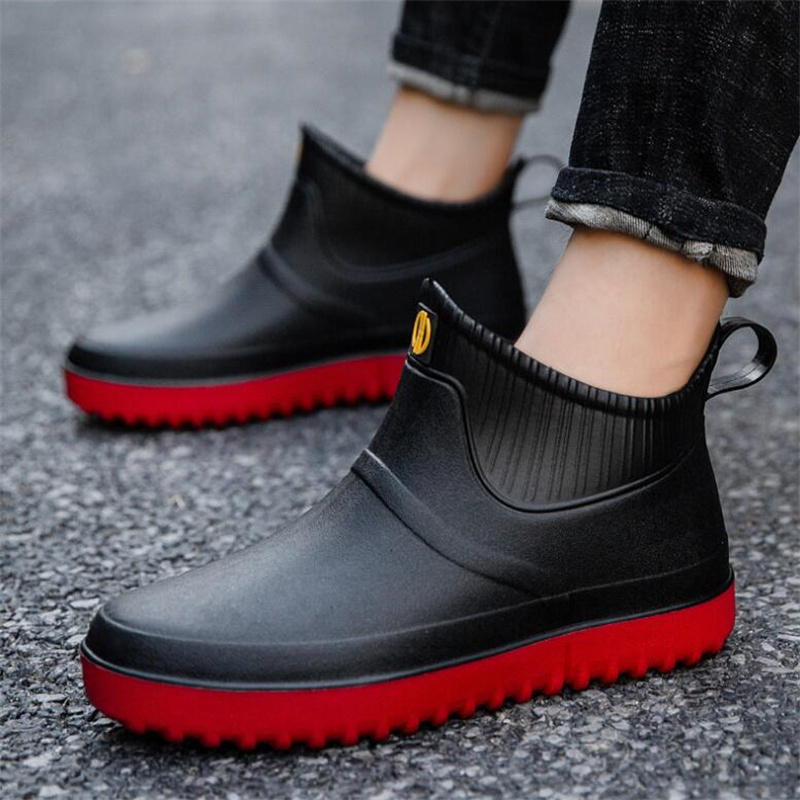 Lady kitchen work fishing rain shoes car wash water shoes garden rain shoes