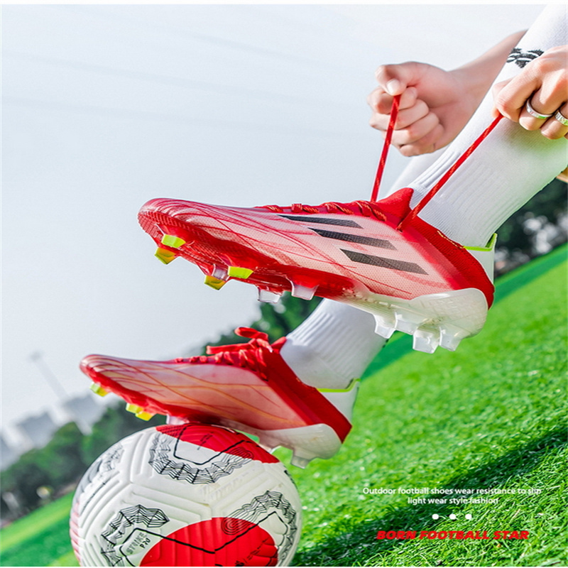 2022 Chinese Cheap Artificial Grass Turf Grass Natural Football Shoes Men Soccer Boots Sports Men Cheap Outdoor Soccer Shoes