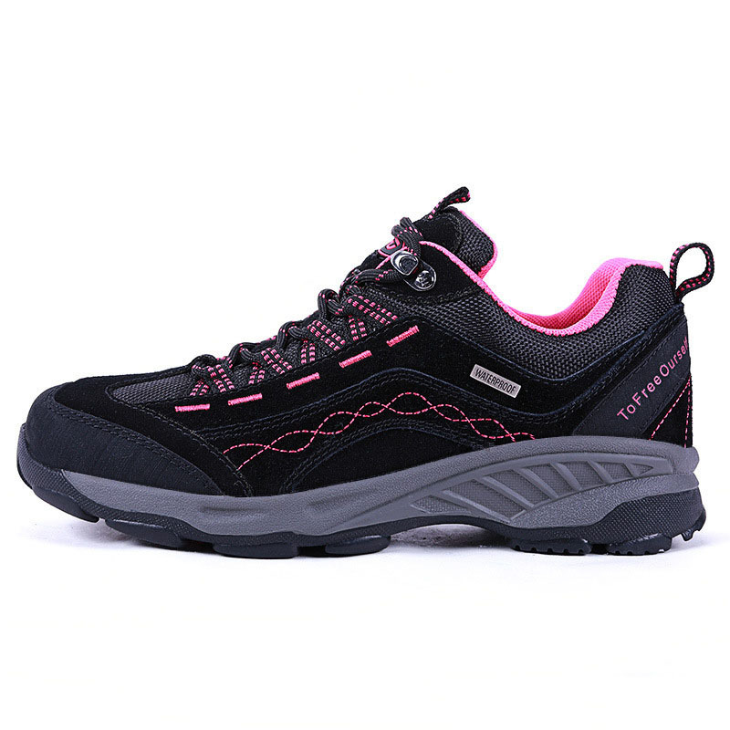 New Fashion Light Weight Breathable Hiking Shoes Working Steel Toe Woodland Safety Shoes For Women