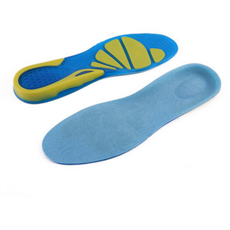 Gel Insoles Inserts Foot Care for Plantar Arch Support Sports Soft Gel Shoe Inserts Sport Insole for Men and Women