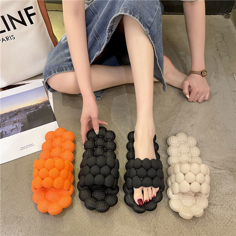 Custom Hotel Summer Slippers Bubble Slides Shoes Bathroom Non Slip Slippers Womens Slides Flip Flops Slippers