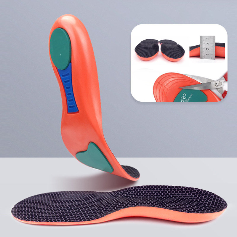 Health Arch Support Orthotics Comfortable PU Foam Poron Pain Relief Insole