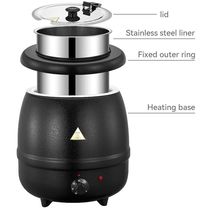 Restaurant food warmer preservation electric heating pot/Warm soup heater