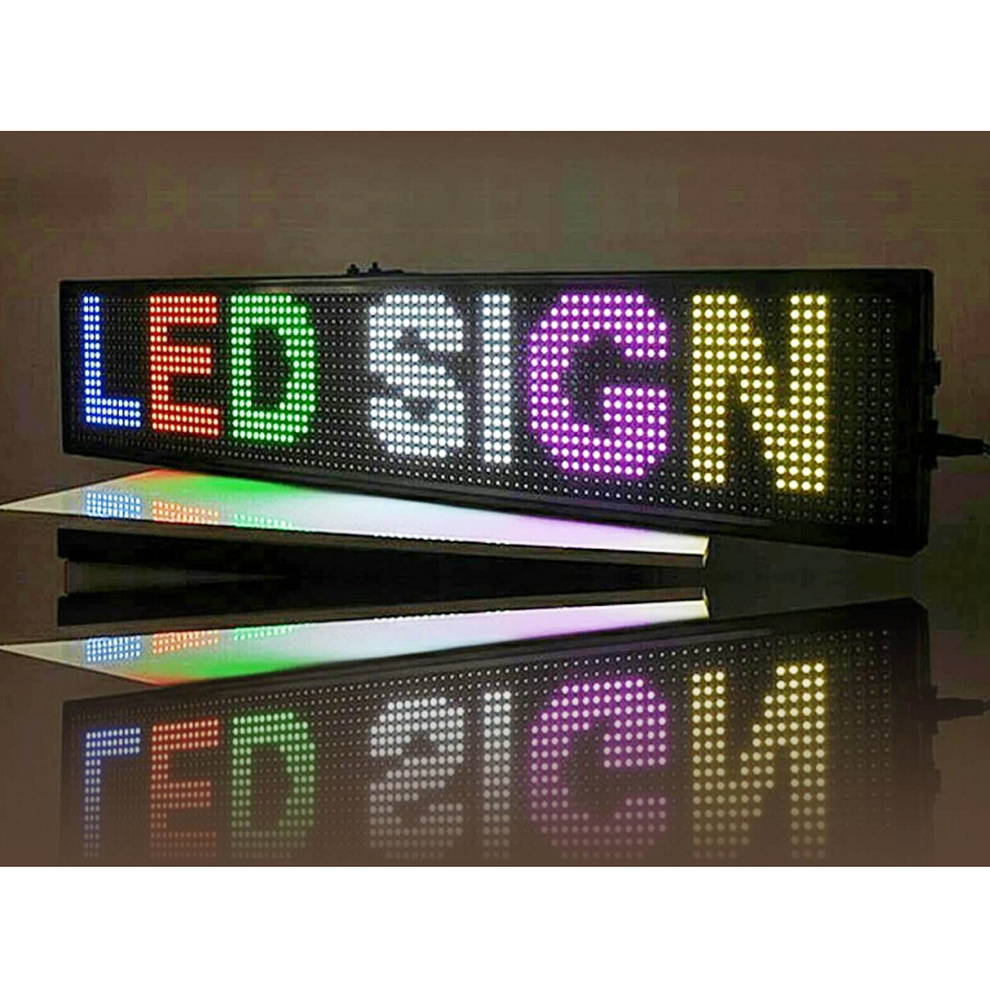 Jode Cheap high quality car rear window led display SMD outdoor P5 P8 P10 single red  led scrolling banner display