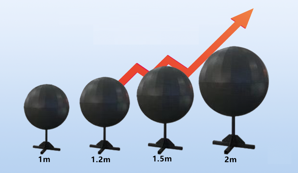 Jode Indoor Outdoor Spherical LED Ball Screen P1 P2 P2.5 P3 P4 Globe Diameter More Screen Shaped Sphere LED Display