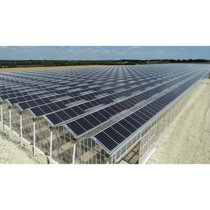 agriculture photovoltaic solar glass greenhouse design china wholesale double glass greenhouse