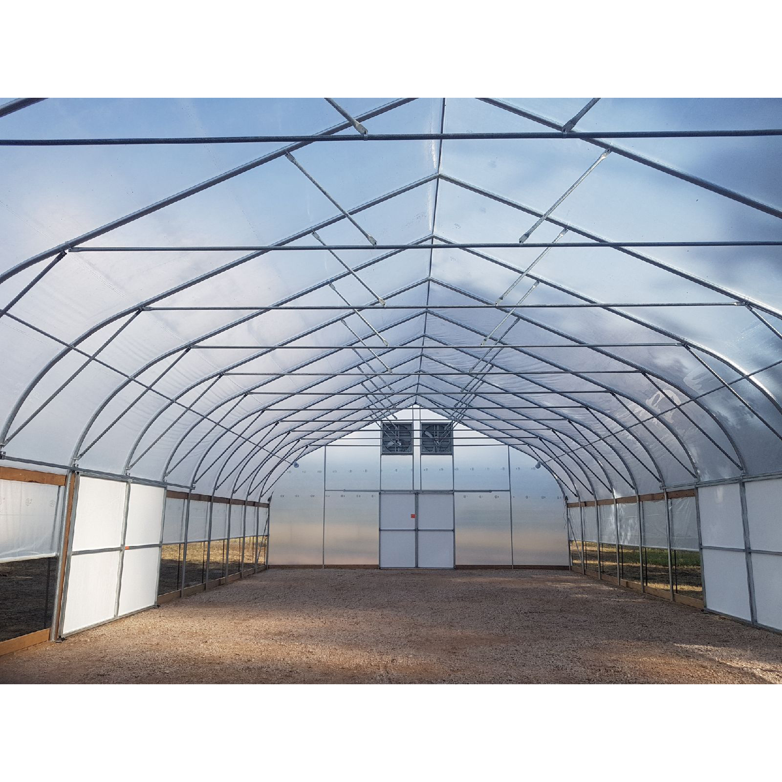 Large Size High Tunnel Agricultural Single-Span Film Greenhouse for growing Tomato Greenhouse