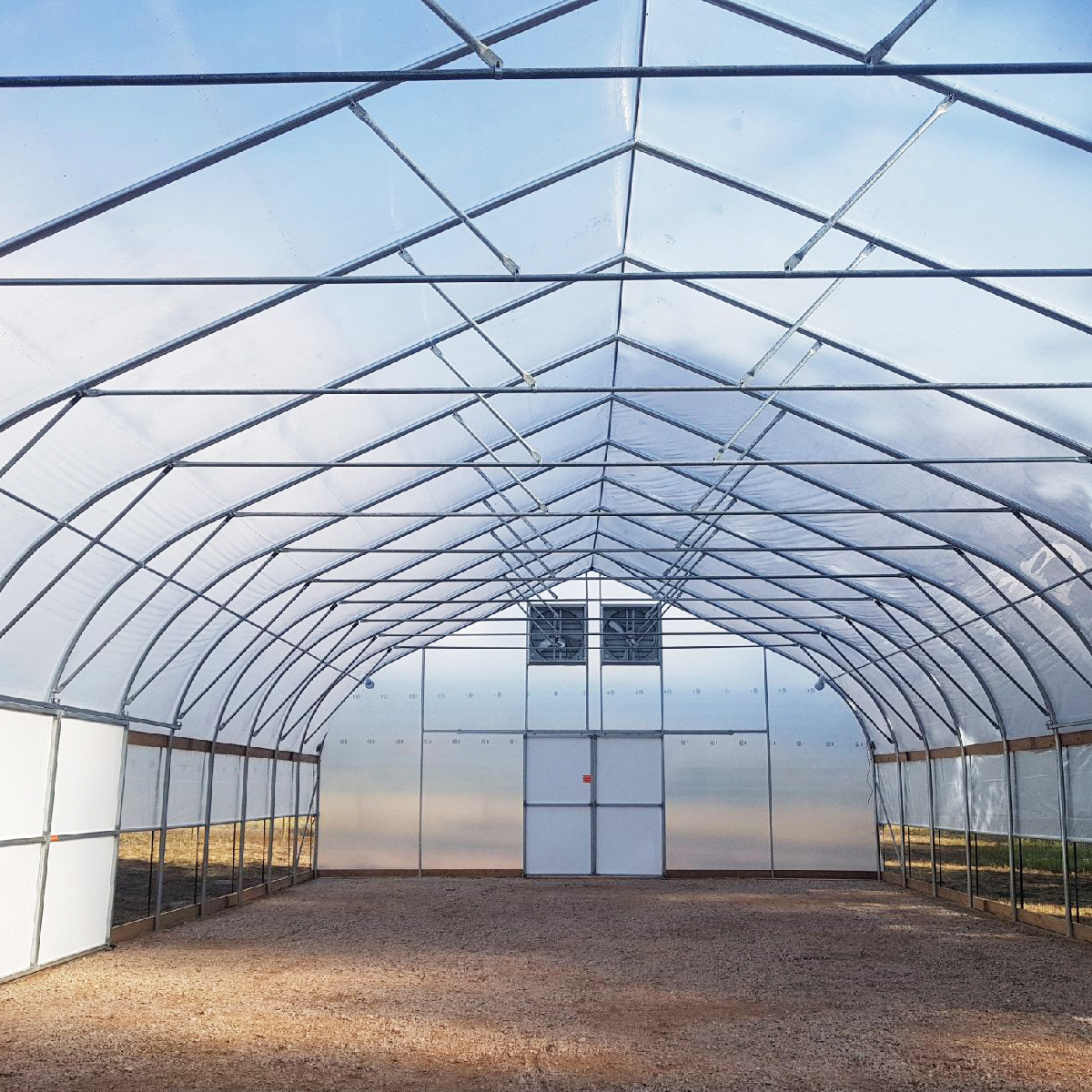 Large Size High Tunnel Agricultural Single-Span Film Greenhouse for growing Tomato Greenhouse