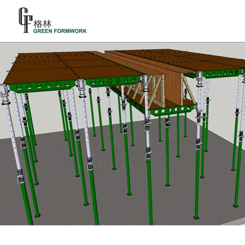 Green Formwork early stripping formwork flat slab