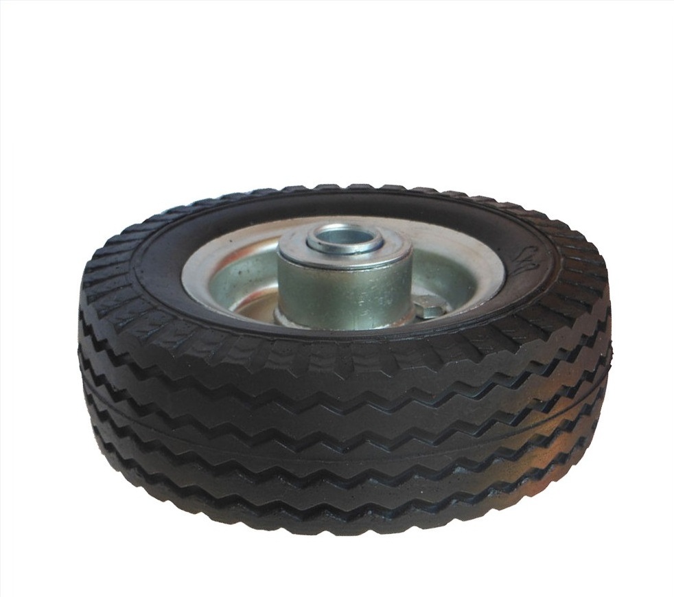 Solid Flat Free Wheels For Beach Cart Foam Tires