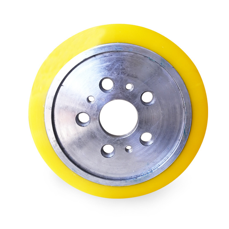 Manufacturer high quality custom solid polyurethane wheels for forklift