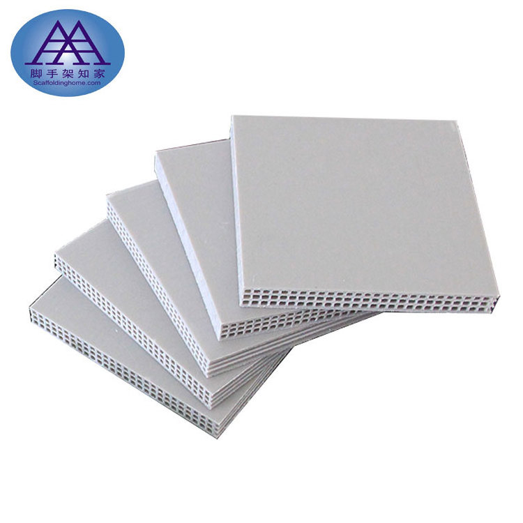 Construction supplies Reusable Plastic Slab Board Waterproof Pvc Casting Column Plastic Formwork for Concrete