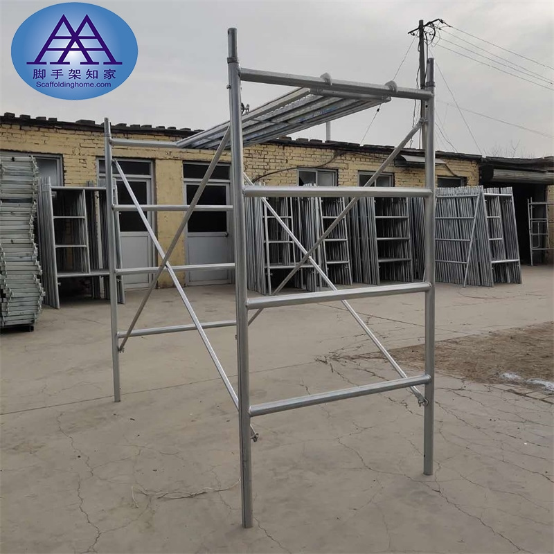 Building materials framework scaffolding galvanized steel ladder scaffolding for high-rise use