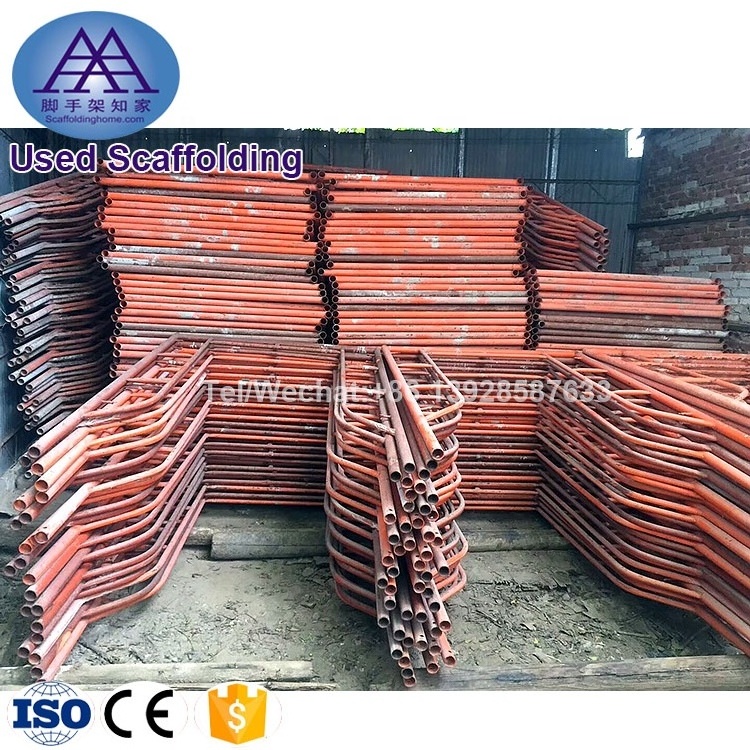 Q235 Steel Used Frame Scaffold System For Sale