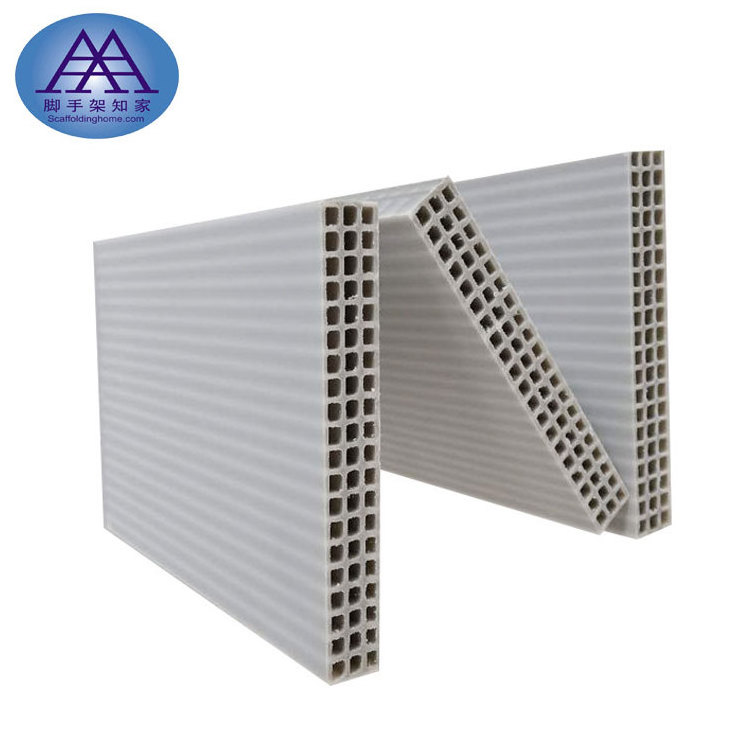 Construction supplies Reusable Plastic Slab Board Waterproof Pvc Casting Column Plastic Formwork for Concrete