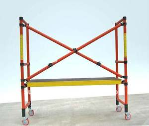 Fiberglass scaffolding Electric scaffold platforms Insulated mobile scaffolding