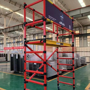 Fiberglass scaffolding Electric scaffold platforms Insulated mobile scaffolding