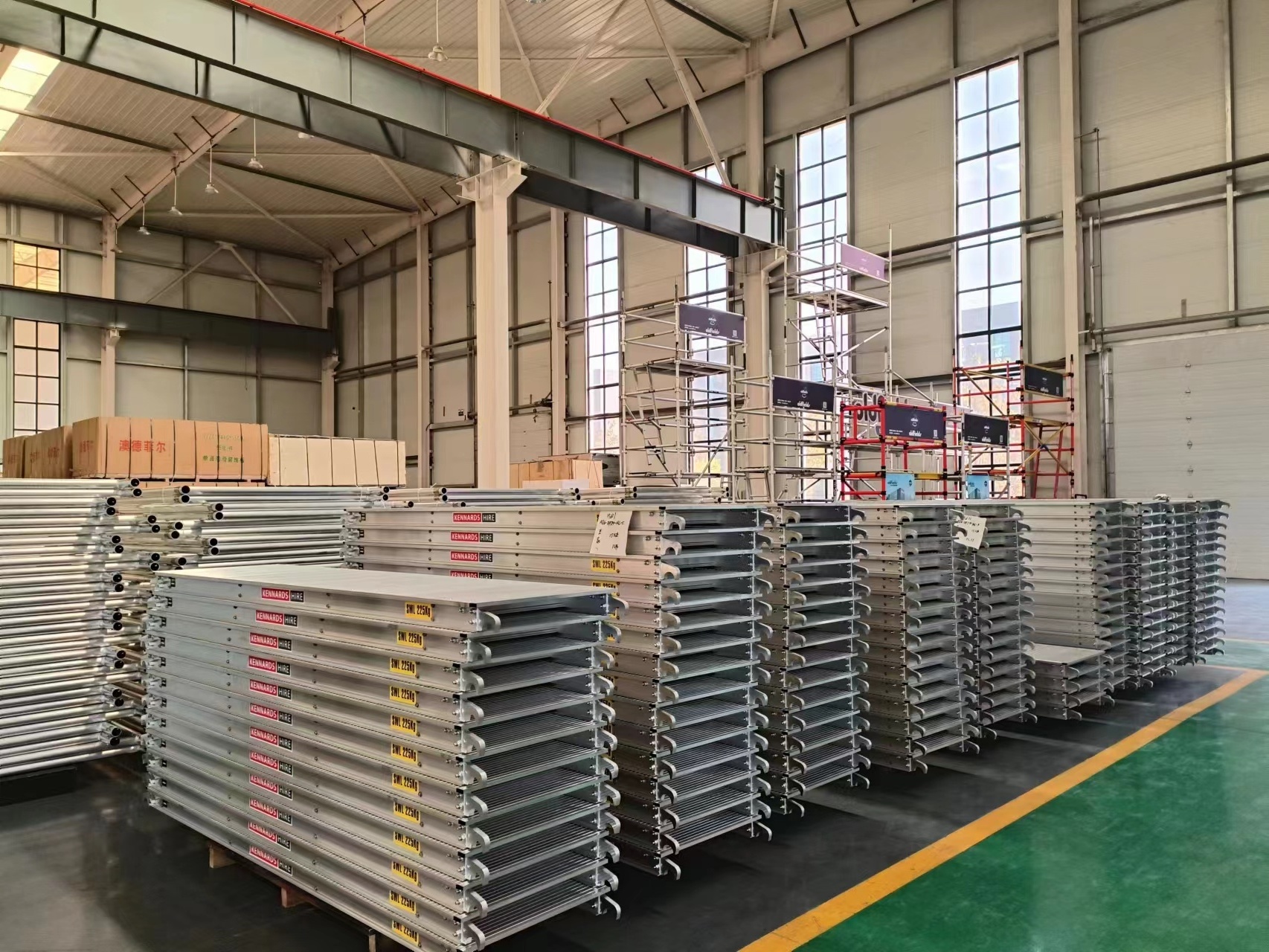 Aluminum plank for scaffolding frame Aluminum scaffolding walk boards Scaffold aluminum plywood deck