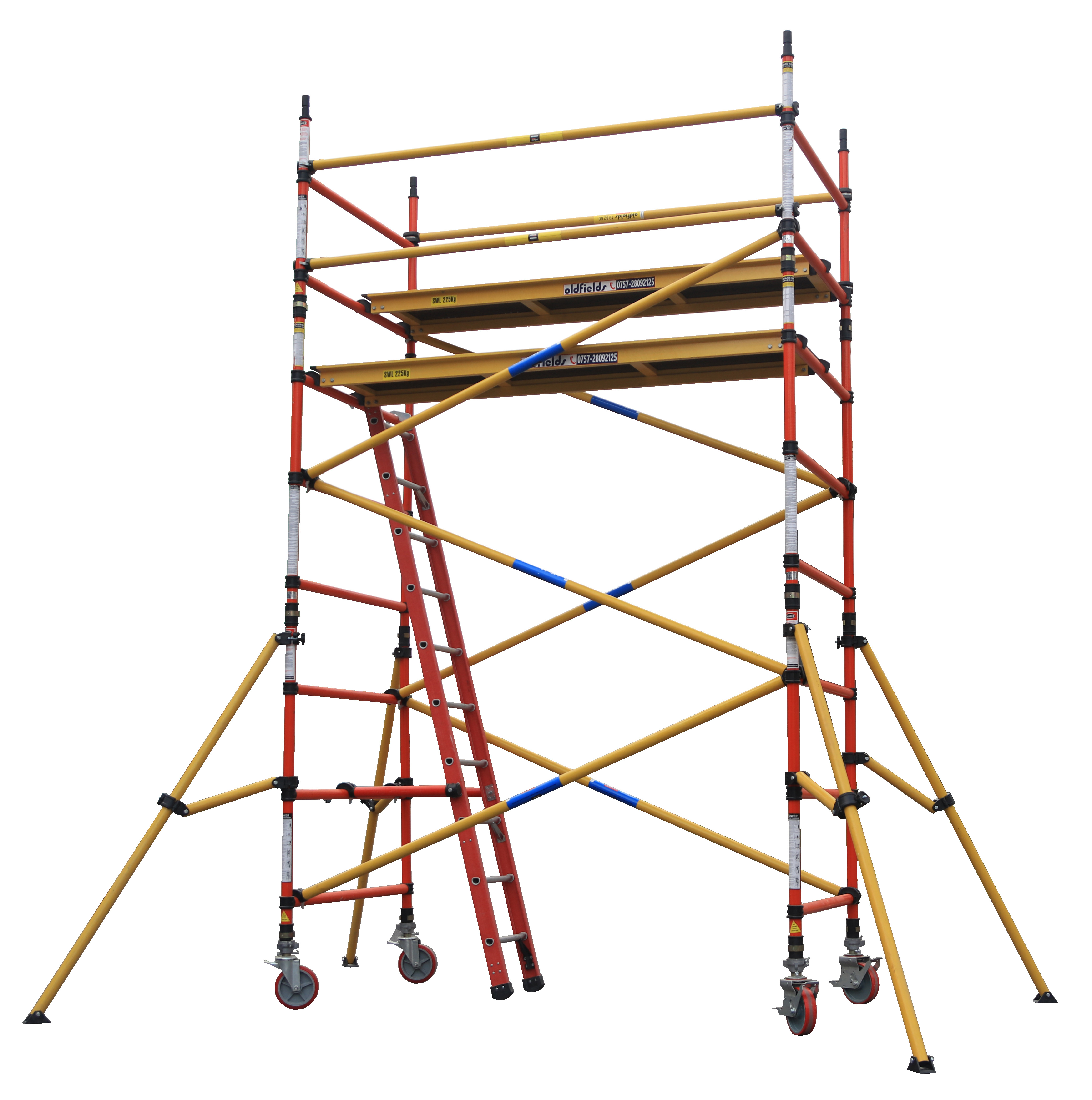 Fiberglass scaffolding Electric scaffold platforms Insulated mobile scaffolding