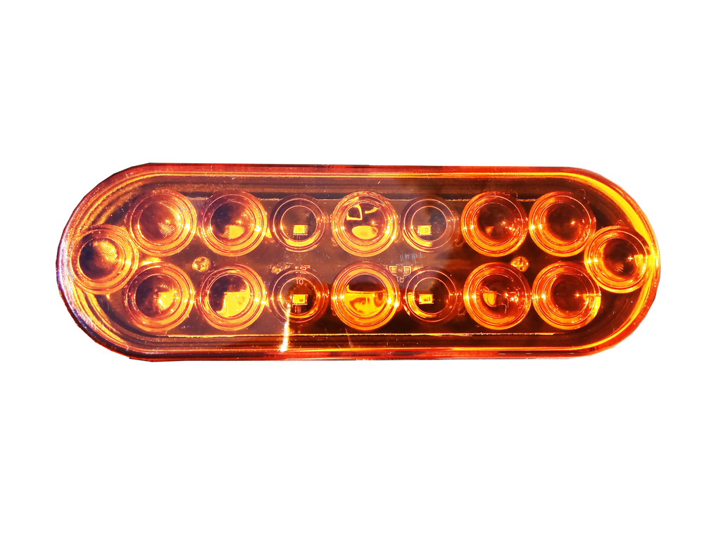 12v High Quality 6 Inch Oval Stop Turn Tail Lights Hot Selling Led Waterproof Truck Trailer Bus Etc Pc+smd Led J1395,J222 CN;ZHE