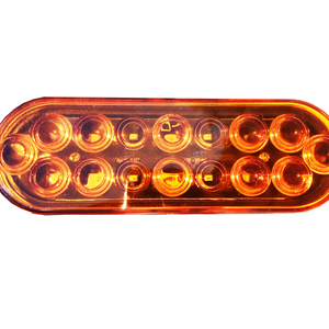 12v High Quality 6 Inch Oval Stop Turn Tail Lights Hot Selling Led Waterproof Truck Trailer Bus Etc Pc+smd Led J1395,J222 CN;ZHE