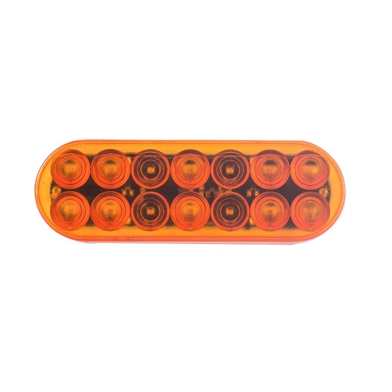 12v High Quality 6 Inch Oval Stop Turn Tail Lights Hot Selling Led Waterproof Truck Trailer Bus Etc Pc+smd Led J1395,J222 CN;ZHE