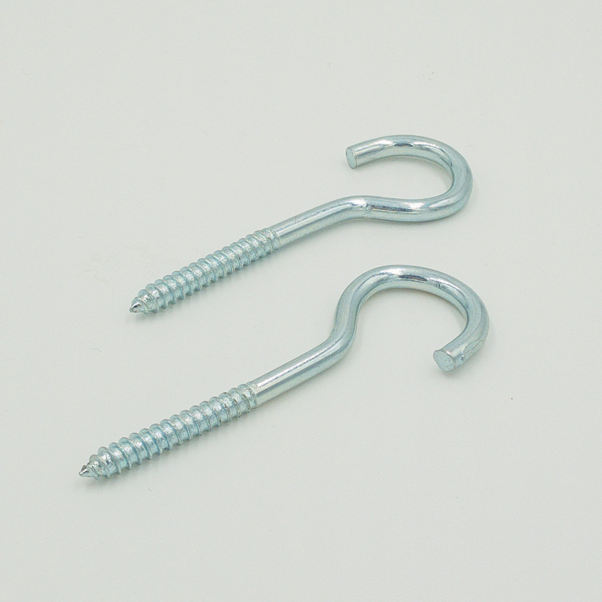 Taiwan Made Self Tapping Screw C Steel Eye Hook Screw Zinc Plated Hook With Various Size