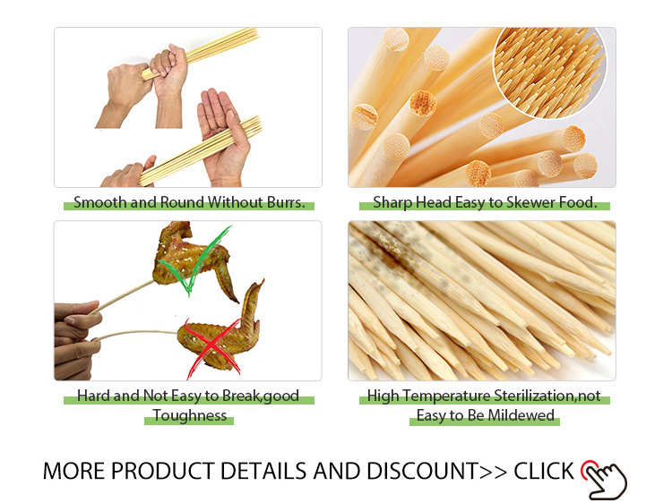 China a Grade Disposable Bbq Stick Bamboo Plant Stick for Kite