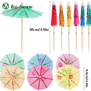 Wedding Party Use Disposable Paper Drink Cocktail Umbrella Pick Umbrella Pick